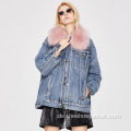 2021 Trendy Clothing Damen Denim Parka Mantel